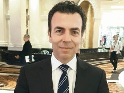 Alejandro Ramírez Magaña en el marco de CinemaCon, la convención de la industria del cine más grande del mundo. ESPECIAL/CINÉPOLIS