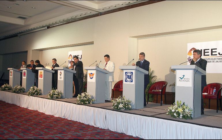 En el caso de Jalisco, se realizará un Debate Ciudadano con los aspirantes a la gubernatura el 23 de mayo. EL INFORMADOR/Archivo