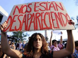 Jalisco, después de Tamaulipas y el Estado de México, es la entidad en donde más casos de desapariciones se han reportado con 3 mil 60. No es posible continuar así, señala el comunicado. AFP / U. Ruiz