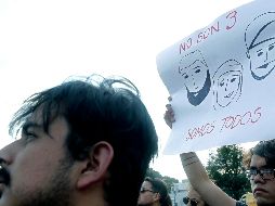 Desde que se supo la noticia de la muerte de los estudiantes, cientos salieron a las calles para exigir justicia. EL INFORMADOR / ARCHIVO