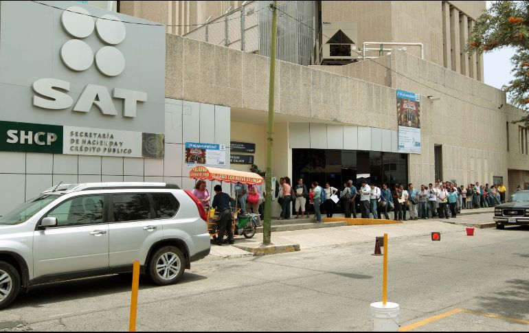 Hasta la fecha acordada, los contribuyentes podrán presentar su Declaración sin actualizaciones ni recargos. EL INFORMADOR / ARCHIVO