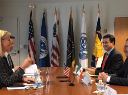 Videgaray y Nielsen acordaron celebrar una reunión de alto nivel con los integrantes del Triángulo Norte central. TWITTER / @SRE_mx