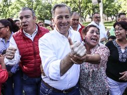 José Antonio Meade estuvo en Coahuila, donde prometió defender la industria mexicana del acero. SUN/G. Espinosa