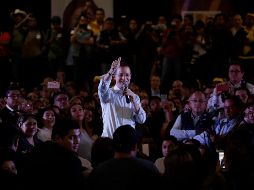 Ricardo Anaya ha adoptado como lema de campaña “El que la hace la paga”. NOTIMEX