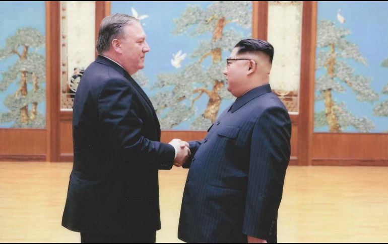 Según el propio Trump, Pompe y Kim Jong-un se llevaron bien y convivieron durante más de una hora. TWITTER / @PressSec