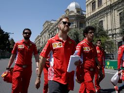 Sebastian Vettel, de Ferrari, tiene el liderato del campeonato, pero si no consigue la victoria podría perderlo. AP/L. Bruno