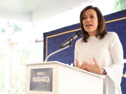 Margarita Zavala comentó que no ve que los ciudadanos exijan preparación a los otros candidatos y tampoco congruencia en su vida. NOTIMEX