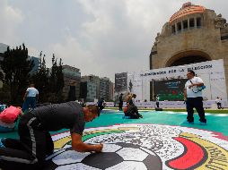 Los asistentes al evento disfrutaron de actividades como retos de dominadas y 