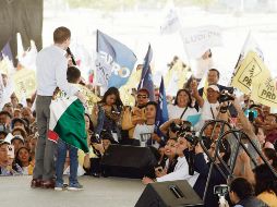 En cancha ajena. Ricardo Anaya fue arropado por el PRD en Tabasco. NTX