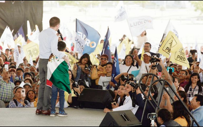 En cancha ajena. Ricardo Anaya fue arropado por el PRD en Tabasco. NTX
