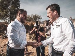 Castro estuvo durante el arranque de campaña de Abel Salgado, candidato priista a la alcaldía de Zapopan. TWITTER / @micasrey