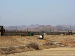 Seúl emitía mensajes de propaganda y canciones populares coreanas desde los altavoces. AP/A. Young-joon