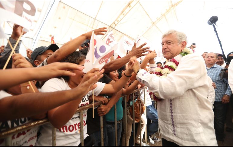 López Obrador instruyó a sus simpatizantes a que voten 