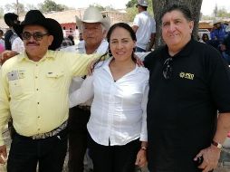 Orozco estuvo acompañando a la candidata del PRD a diputada local, María Luisa Hernández. NTX / ESPECIAL