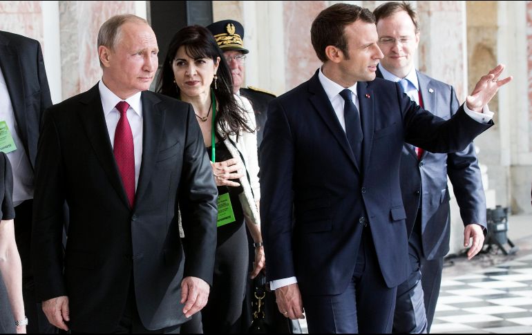 En su conversación, Macron y Putin también hablaron sobre Siria. EFE/Archivo