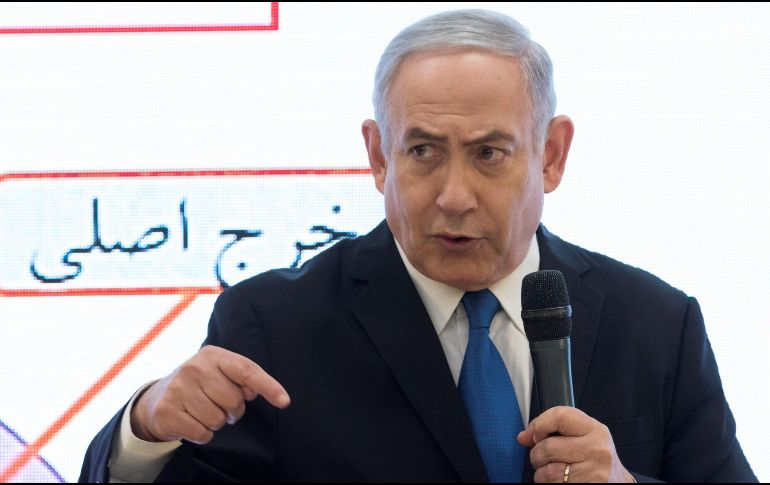 Netanyahu presentó supuestas pruebas de un programa secreto y acusa a Irán de incumplimiento del acuerdo de 2015. EFE / ARCHIVO