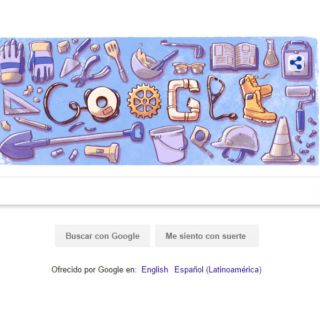 Google rinde homenaje a los trabajadores con ''doodle''