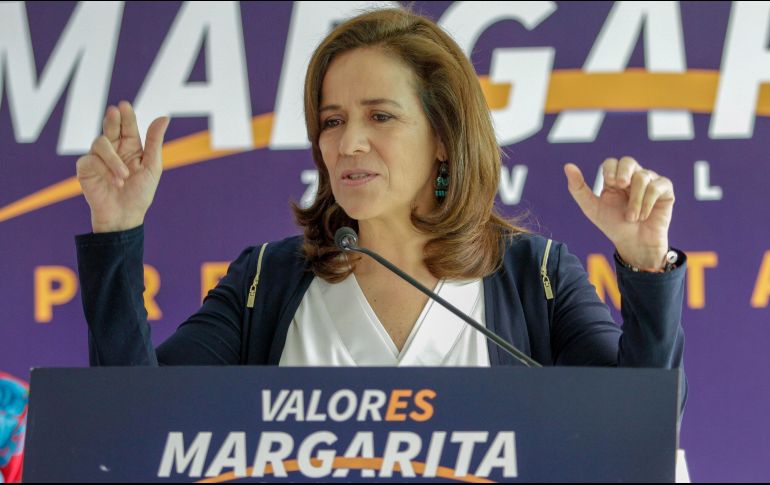 Por otro lado, Margarita Zavala, candidata independiente a la Presidencia, menciona que se debe aumentar el salario mínimo hasta los 100 pesos. NTX / A. Rodríguez