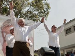 En el video aparecía la candidata a jefa de gobierno de la Ciudad de México y el aspirante presidencial por la coalición Juntos Haremos Historia. TWITTER / @Claudiashein