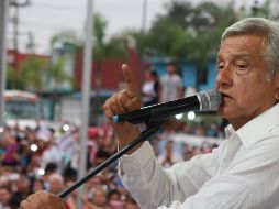 AMLO acusa a Anaya de haberse reunido con empresarios hace un mes para pedirles su apoyo. NTX / ESPECIAL