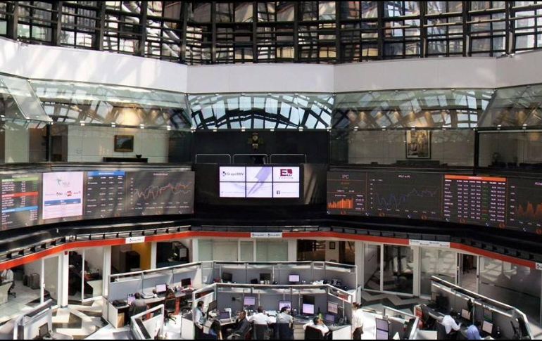 El principal indicador accionario se ubicó en las 46 mil 294.43 unidades. FACEBOOK / Bolsa Mexicana de Valores