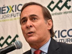 Juan Pablo Castañón, presidente del CCE, presentó un decálogo para buscar mejorar las ofertas laborales en el país. TWITTER / @jpcastanon