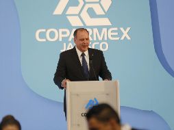 Gustavo de Hoyos, presidente nacional de la Coparmex, señaló su intención de no tener 