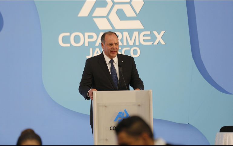 Gustavo de Hoyos, presidente nacional de la Coparmex, señaló su intención de no tener 