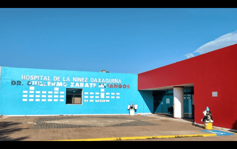 La bebé fue ingresada desde ayer al Hospital de la Niñez Oaxaqueña, en el municipio de San Bartolo Coyotepec. ESPECIAL / Google Maps