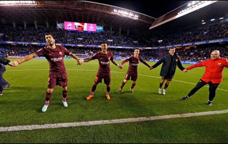 El Barça aseguró el título el pasado domingo tras ganar al Deportivo La Coruña. FACEBOOK/fcbarcelona