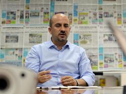 En entrevista para EL INFORMADOR, el candidato de MC a la presidencia de Guadalajara habló sobre educación, promoción económica, seguridad y agua potable. EL INFORMADOR/E. Barrera