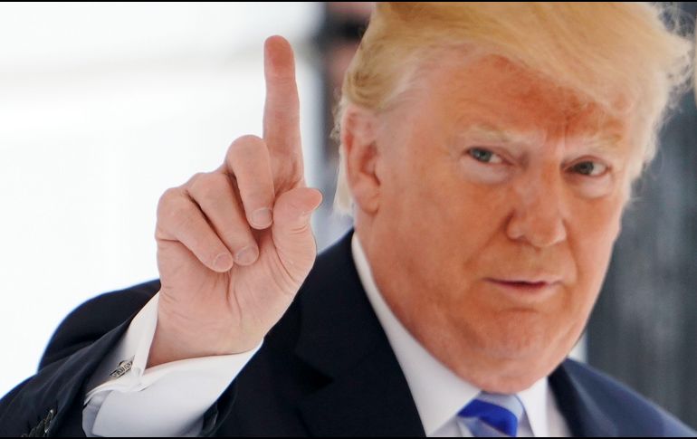 Trump da a conocer que se trabaja ya en los preparativos de su viaje para la reunión con Kim. AFP / M. Ngan