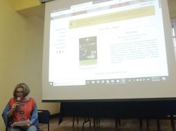 En la imagen, Renée de la Torre, profesora Investigadora del CIESAS, durante la presentación de la revista digital. EL INFORMADOR/E. Barrera