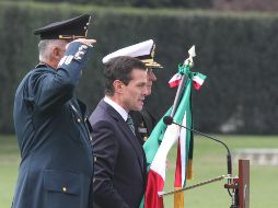 Recordó que hace 156 años las armas nacionales se cubrieron de gloria al derrotar en la Batalla de Puebla a las tropas francesas en los fuertes de Loreto y Guadalupe. NTX/ G. Durán