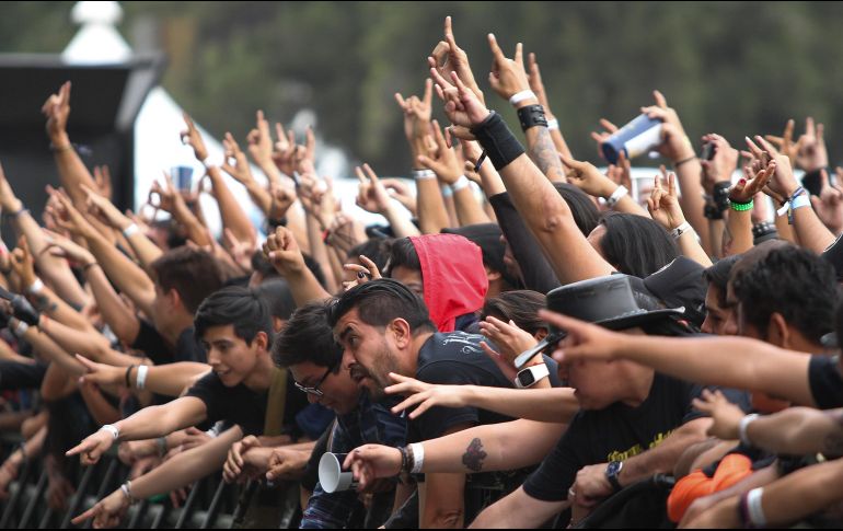 La comunidad metalera del país está congregada en la Ciudad de México desde ayer, viernes 4 de mayo, para dos días de música en el festival Hell and Heaven. NTX / I. Hernández