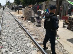 Además de los cartuchos, elementos de segguridad realizaron el aseguramiento de un cuchillo de campo. ESPECIAL/ Policía de Guadalajara