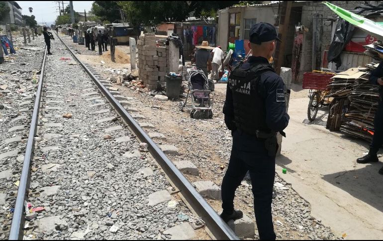 Además de los cartuchos, elementos de segguridad realizaron el aseguramiento de un cuchillo de campo. ESPECIAL/ Policía de Guadalajara