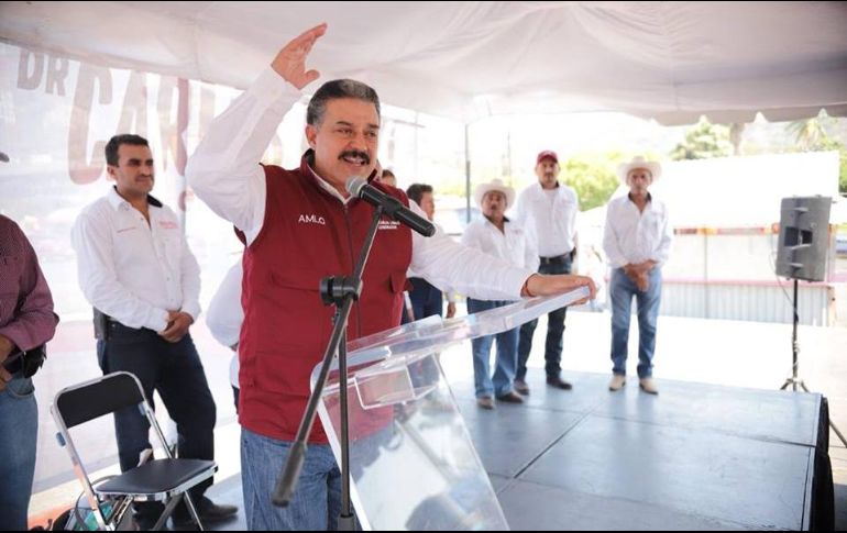 El candidato a la gubernatura de Jalisco también planteó vigilar la aplicación de pruebas de control a la Policía Estatal. FACEBOOK / @DrCarlosLomeli