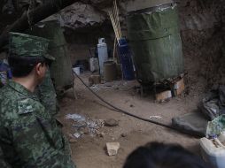 Los elementos de la AIC realizaron tareas de inspección y procesamiento de investigación de lo encontrado en dicho laboratorio. EL INFORMADOR / ARCHIVO