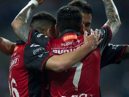 Tijuana propuso un partido sobrio, de sacrificio, mientras Monterrey apareció inoperante a la ofensiva y poco intenso en el campo de juego. AFP / J. Aguilar