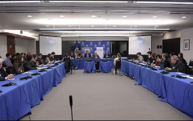 Dirigentes del PAN, PRD y Movimiento Ciudadano entregaron una carta a la OEA en la que solicitaron el despliegue de una Misión de Observación Electoral en México. EFE/ARCHIVO