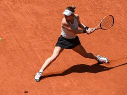 Halep llega a 13 victorias consecutivas sobre las canchas de arcilla en Madrid. EFE / F. Villar