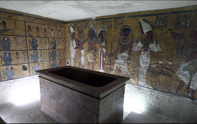 Se creía que la tumba de Nefertiti podría estar escondida tras las paredes norte y oeste de la cámara funeraria de Tutankamón. EFE / ARCHIVO