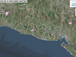 De todos los sismos registrados, 30 han sido reportados como sentidos por la población y sus magnitudes oscilan entre 3.2 y 5.3. TWITTER / @MARN_SV