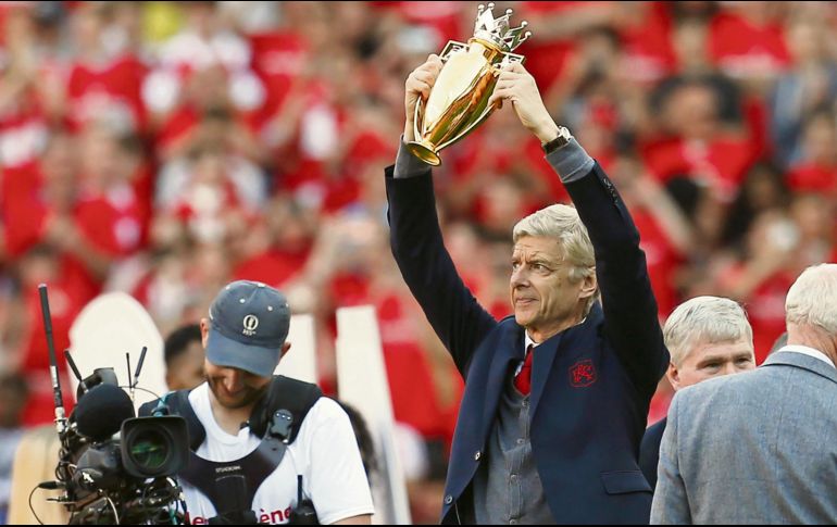 Wenger. El adiós tras 22 años en el Arsenal. AFP