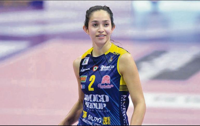 Samantha obtuvo otro resultado positivo en su segundo año en la Liga Italiana de Voleibol y con el equipo Conegliano. ESPECIAL