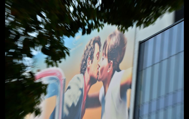 Detalle del póster oficial de la edición 71 del Festival de Cine de Cannes en la ciudad francesa del mismo nombre. El evento se realiza del 8 al 19 de mayo. AFP/L. Venance