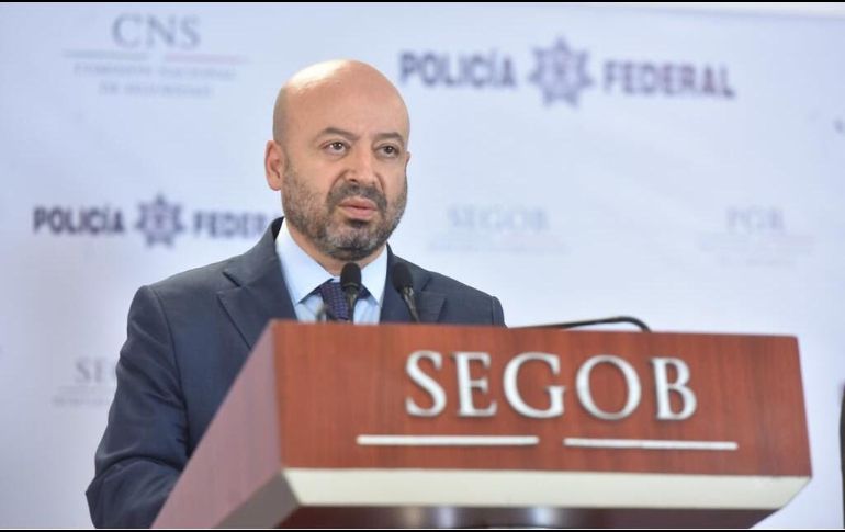 El comisionado Nacional de Seguridad, Renato Sales resaltó que durante el operativo no fue necesario hacer uso de la fuerza. TWITTER /@navarreteprida