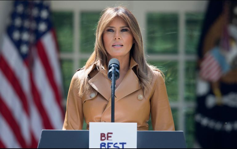 Hasta ahora, Melania Trump ha sido menos activa como primera dama que sus predecesoras. EFE / M. Reynolds