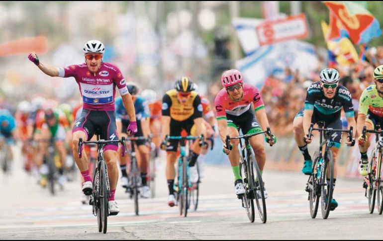 En casa. Después de tres etspas disputadas en Israel, el Giro ya está en territorio italiano. AP